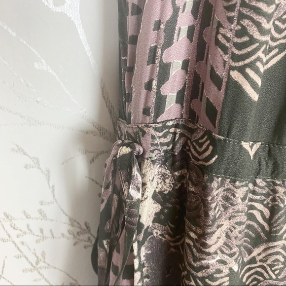 FREE PEOPLE Out of the Woods Raven Boho Long Sleeve Maxi Dress NWT XS Peasant - Picture 8 of 16